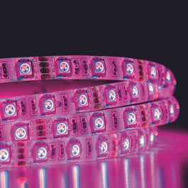Home Deco Factory Tira LED 1 Metro con Mando, 15 Colores, Adhesiva y Recortable para Decoración