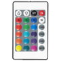 Home Deco Factory Tira LED 1 Metro con Mando, 15 Colores, Adhesiva y Recortable para Decoración