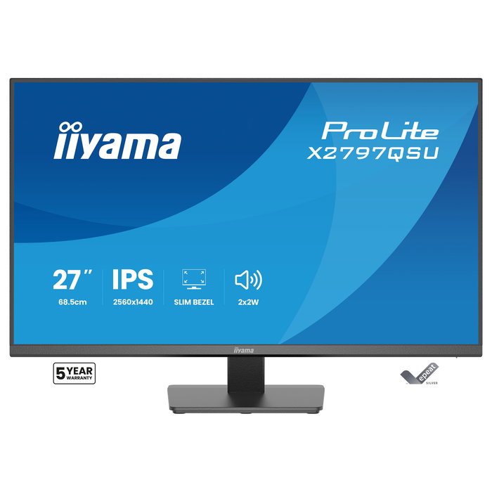 iiyama ProLite X2797QSU-B1 Monitor QHD 27 IPS Black