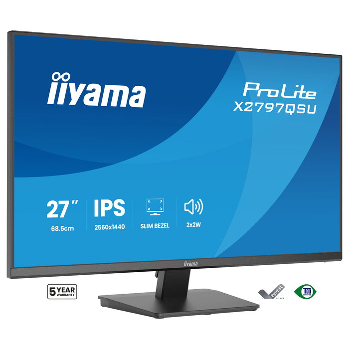 iiyama ProLite X2797QSU-B1 Monitor QHD 27 IPS Black