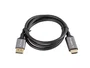 LANBERG CA-DPHD-20CU-0010-BK Adaptador DisplayPort a HDMI 1 m 4K Negro, Plata