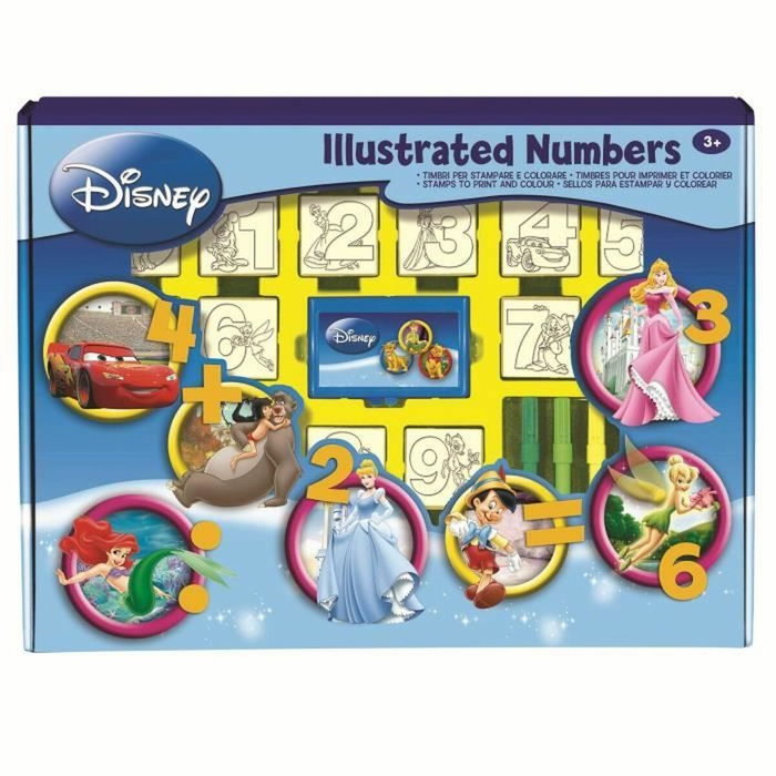 Multiprint Caja con números ilustrados Disney Multiprint Caja con números ilustrados Disney
