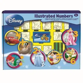 Multiprint 1937 Caja con numeros ilustrados Disney