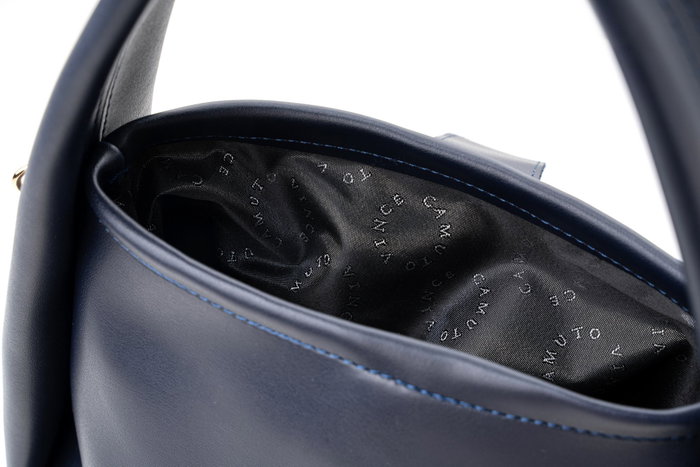 Vince Camuto Turin Bolso de Piel de Polivinilo Azul Oscuro