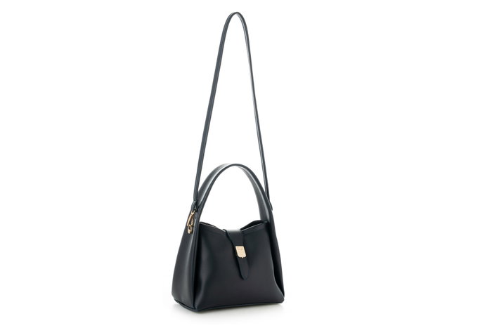 Vince Camuto Turin Bolso de Piel de Polivinilo Azul Oscuro