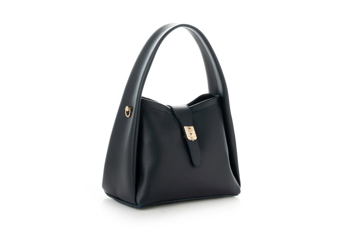 Vince Camuto Turin Bolso de Piel de Polivinilo Azul Oscuro