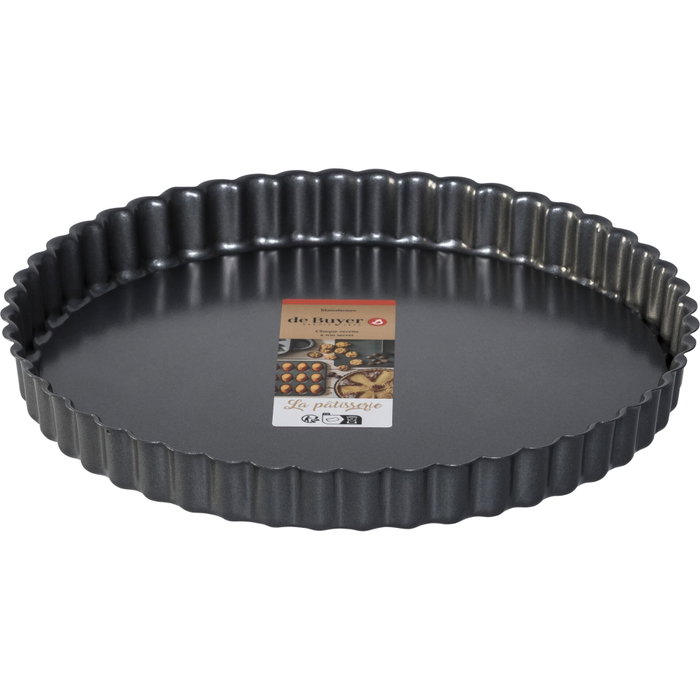 De Buyer Molde antiadherente para tartas con base extraíble 24 cm De Buyer Molde antiadherente para tartas con base extraíble 24 cm
