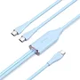 Vention Cable USB Tipo-C Macho a 2x USB Tipo-C Macho 1.5m Azul
