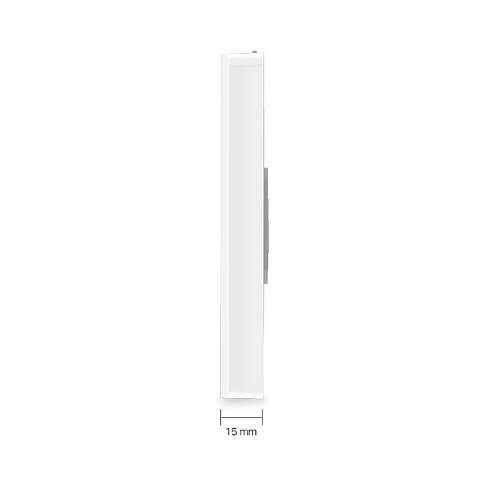 TP-Link Omada EAP615-Wall Access Point WiFi 6 AX1800 2.4/5 GHz 1774 Mbps, 4 Puertos Gigabit, PoE, Para Pared, Blanco, Paquete de 5 Unidades