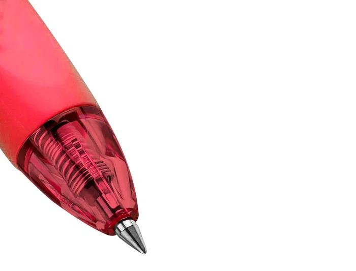 Q-connect Bolígrafo Retráctil Borrable Gel Punta 0,7 mm Color Rojo