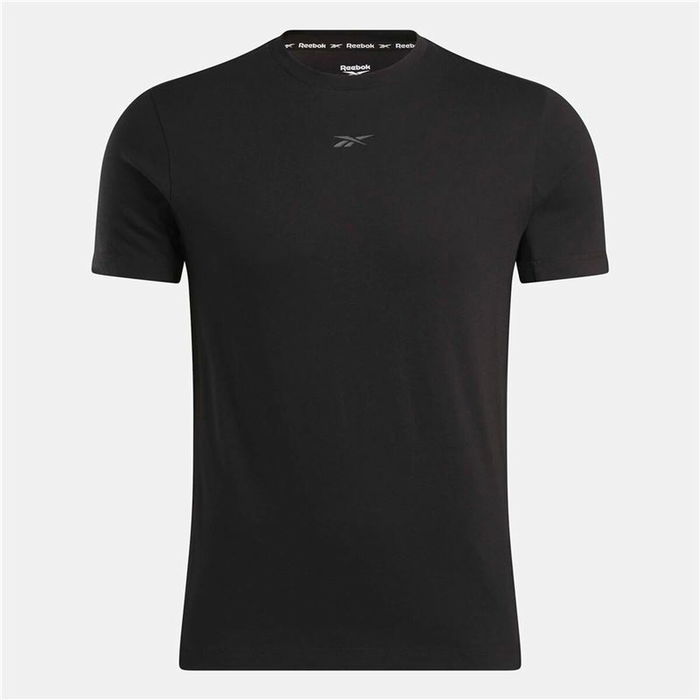 Camiseta de Manga Corta Hombre Reebok Reebok Athlete Tee Negro