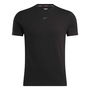 Camiseta de Manga Corta Hombre Reebok Reebok Athlete Tee Negro