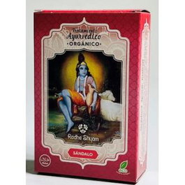 RADHE SHYAM Tratamiento Capilar Ayurveda Sándalo Ecológico 100g - Para Cuidado Natural del Cabello