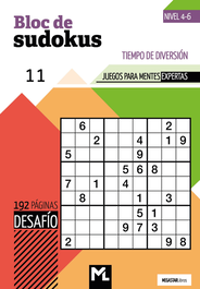Megastar Editorial Bloc de Sudokus 11 ('Desafío') Nivel 4-6