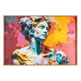 Cuadro Madera-Cristal Impreso Decoración 123 X 3,50 X 83 cm