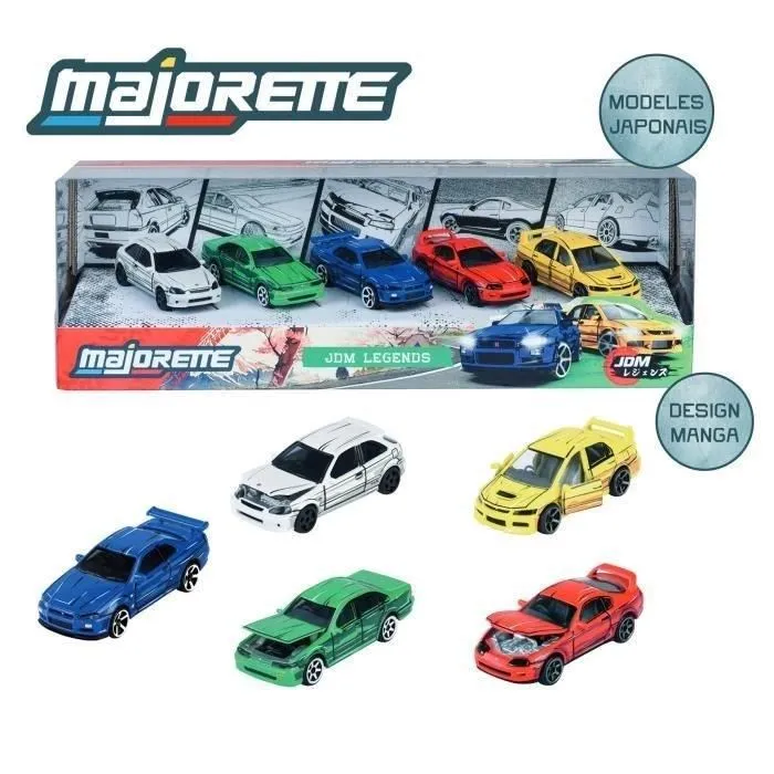 Majorette Pack Regalo 5 Piezas Majo JDM
