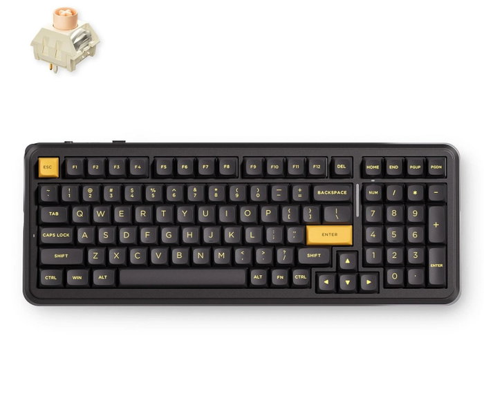 Mchose MC-K99V3-7 Icy Creamsicle Teclado Gaming Mecánico Inalámbrico Negro