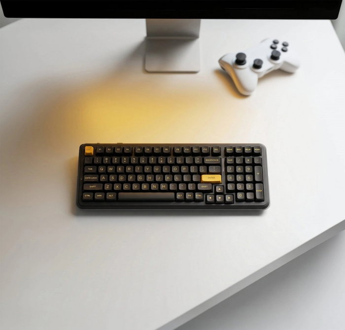 Mchose MC-K99V3-7 Icy Creamsicle Teclado Gaming Mecánico Inalámbrico Negro