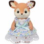 Sylvanian Families Familia Ciervo con cuatro figuras y accesorio portabebés