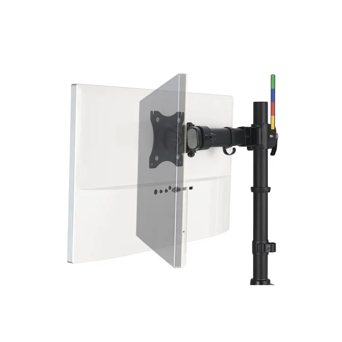 Kensington SmartFit Ergo Soporte Doble Monitor de 27" para Escritorio Negro, Ergonómico, Ajuste Sin Herramientas, Acero, Incluye Almohadilla para Teléfono/Tableta