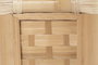 DKD Home Decor Macetero Tropical Bambú y Ratán Natural 40 x 40 x 46 cm