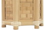 DKD Home Decor Macetero Tropical Bambú y Ratán Natural 40 x 40 x 46 cm