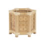 DKD Home Decor Macetero Bambú y Ratán Natural 46x40x40
