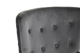 DKD Home Decor Butaca Scandi Gris Oscuro Natural 67 x 92 x 66 cm