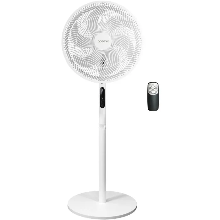 Oceanic Ventilador de pedestal 2 en 1 - 45 W - 40 cm - Blanco Oceanic Ventilador de pedestal 2 en 1 - 45 W - 40 cm - Blanco