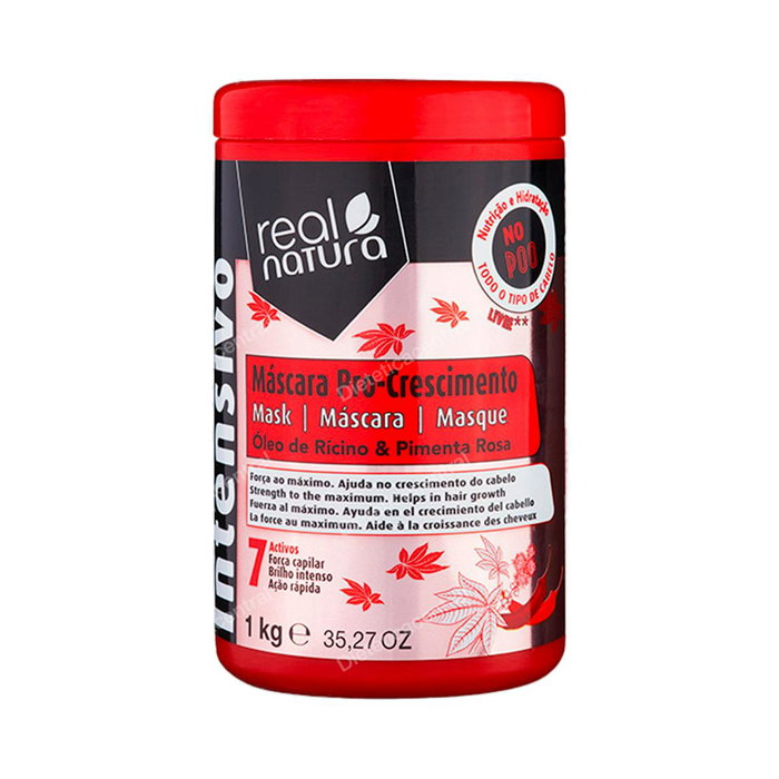 Real Natura Máscara Sem Sal Pro-Crescimento 1kg Real Natura Máscara Sem Sal Pro-Crescimento 1kg