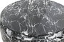 DKD Home Decor Mesa de Centro de Hierro Símil Mármol Negro y Dorado