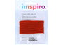 Innspiro Cordón de cuero natural rojo 1,5mm 5m