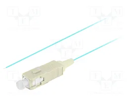 LANBERG Latiguillo de fibra óptica OM3 SC/UPC 2m 50/125um Gris