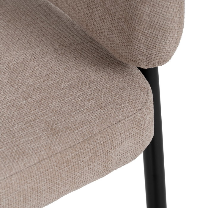 Ixia Silla Beige Tejido-Metal Contract