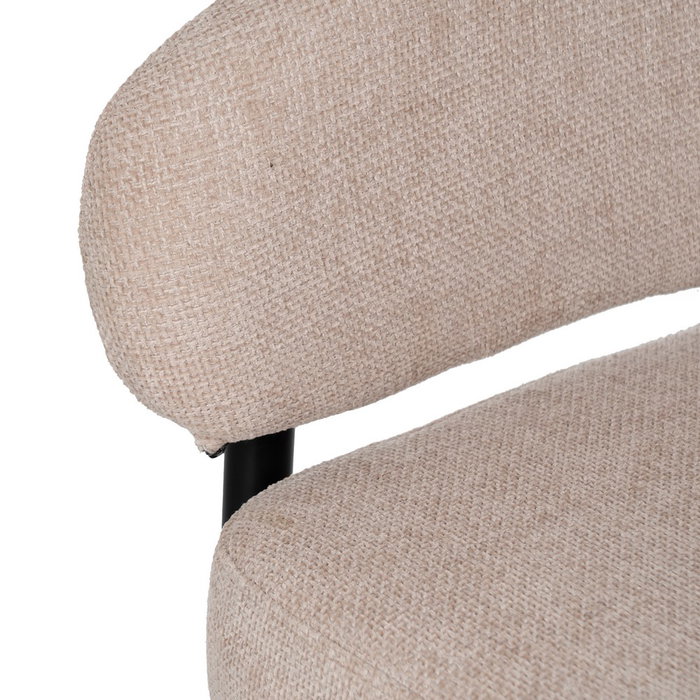 Ixia Silla Beige Tejido-Metal Contract