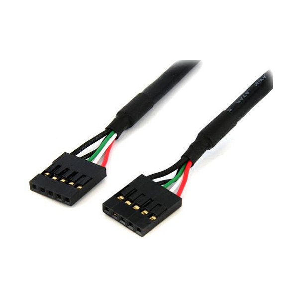 StarTech Cable Interno de Placa Base USB 5 Pines IDC de 18 Pulgadas / 0.5 m Hembra a Hembra - Para Cabezal Interno de PC StarTech Cable Interno de Placa Base USB 5 Pines IDC de 18 Pulgadas / 0.5 m Hembra a Hembra - Para Cabezal Interno de PC