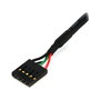 StarTech Cable Interno de Placa Base USB 5 Pines IDC de 18 Pulgadas / 0.5 m Hembra a Hembra - Para Cabezal Interno de PC