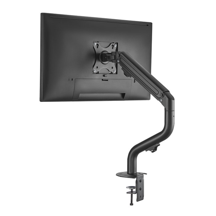 Ewent EW1533 Soporte de Monitor para Escritorio con Mecanismo de Resorte, Ergonómico, VESA 75x75/100x100 mm, Hasta 34 Pulgadas y 9 kg
