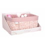 Muñecas Arias Canastilla Elegance rosa con accesorios
