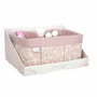 Muñecas Arias Canastilla Elegance rosa con accesorios