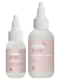 Vetnova Cutania Zn Gel 59ml Solución Dermatológica Calmante Antisépitca y Cicatrizante para Perros Gatos Animales Exóticos y Caballos