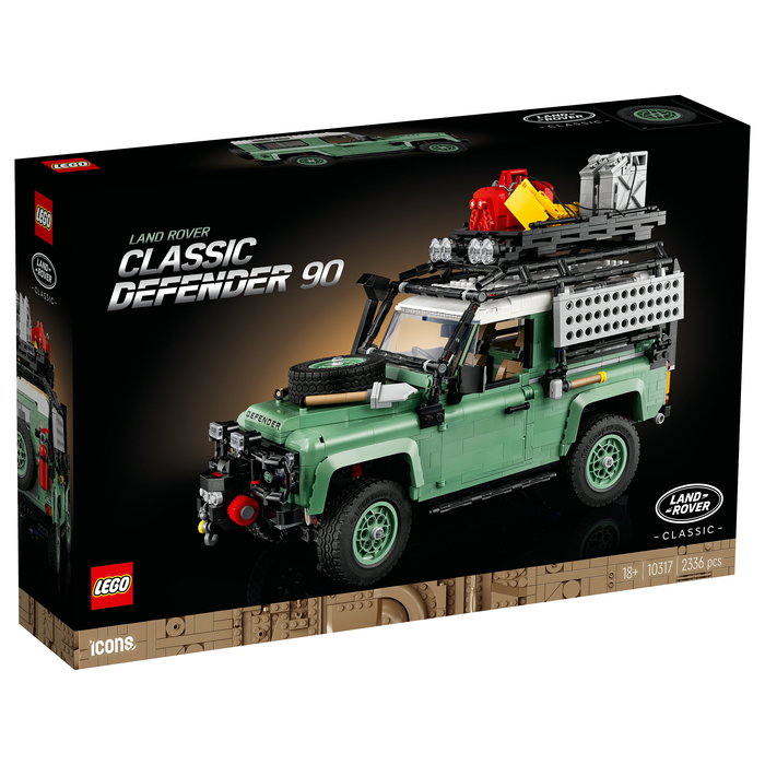 LEGO Icons Land Rover Classic Defender 90 - Juego de Construcción para Adultos, Modelo de Coche, 2336 Piezas