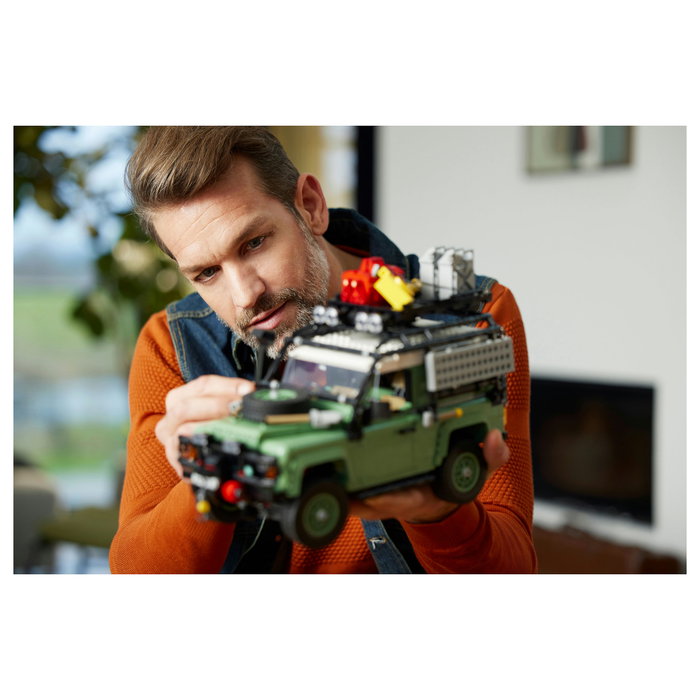 LEGO Icons Land Rover Classic Defender 90 - Juego de Construcción para Adultos, Modelo de Coche, 2336 Piezas