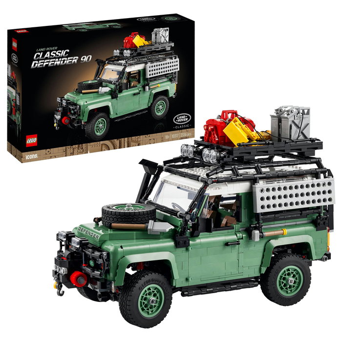 LEGO Icons Land Rover Classic Defender 90 - Juego de Construcción para Adultos, Modelo de Coche, 2336 Piezas