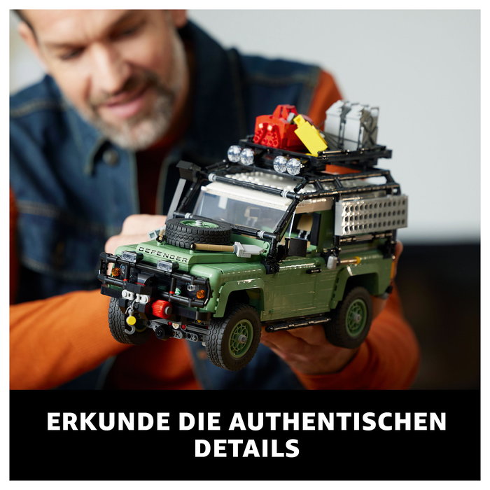 LEGO Icons Land Rover Classic Defender 90 - Juego de Construcción para Adultos, Modelo de Coche, 2336 Piezas