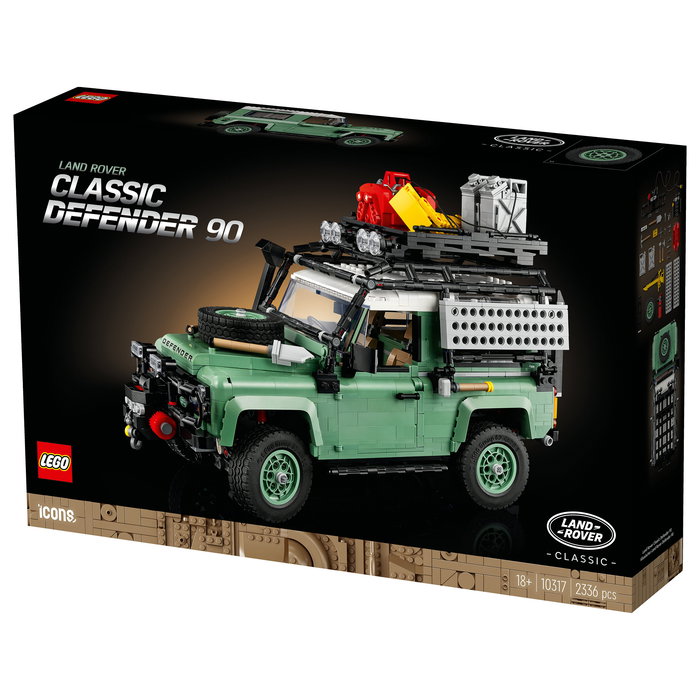 LEGO Icons Land Rover Classic Defender 90 - Juego de Construcción para Adultos, Modelo de Coche, 2336 Piezas