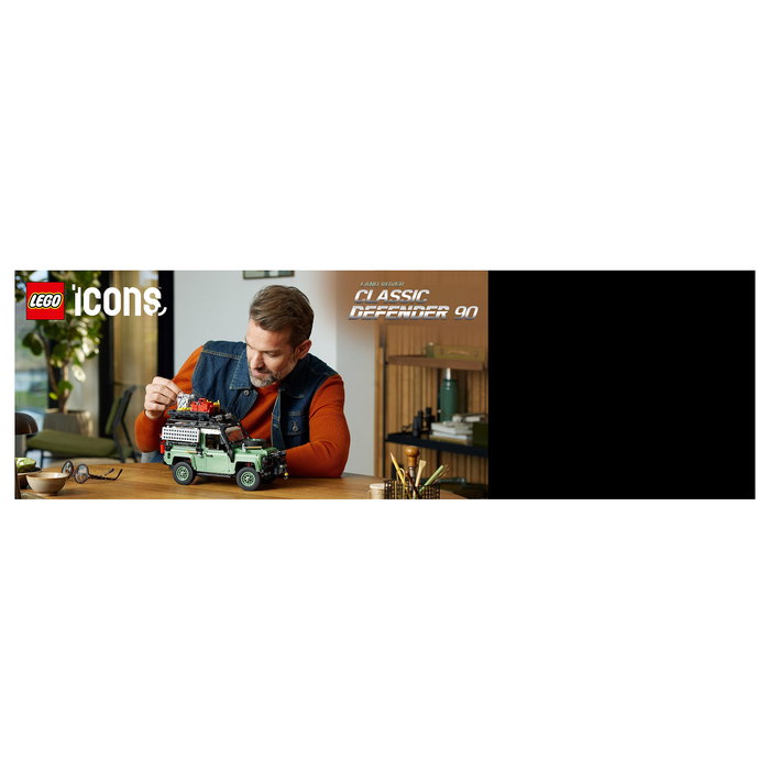 LEGO Icons Land Rover Classic Defender 90 - Juego de Construcción para Adultos, Modelo de Coche, 2336 Piezas