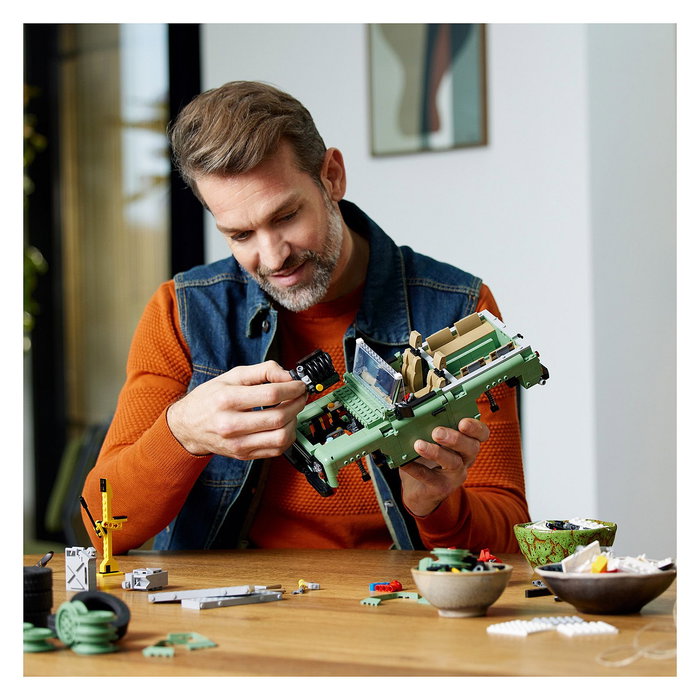 LEGO Icons Land Rover Classic Defender 90 - Juego de Construcción para Adultos, Modelo de Coche, 2336 Piezas