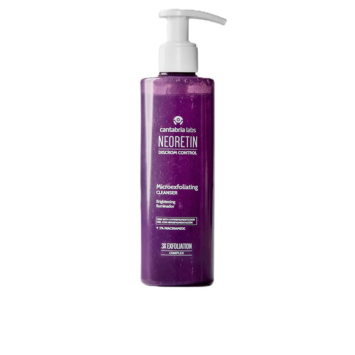 Neoretin NEORETIN DISCROM CONTROL Limpiador Microexfoliante Gel para Manchas y Tono Desigual, Exfoliación Suave, 200 ml Neoretin NEORETIN DISCROM CONTROL Limpiador Microexfoliante Gel para Manchas y Tono Desigual, Exfoliación Suave, 200 ml