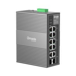 TP-Link IES210GPP Switch Gestionado Gigabit Ethernet PoE DIN Rail Gris 8 Puertos